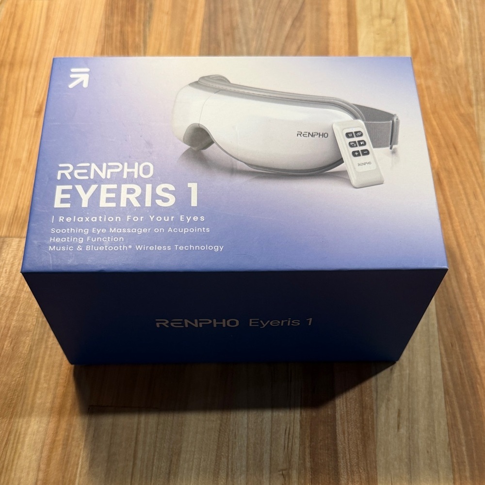 RENPHO Eyeris 1 White Eye Massager with Bluetooth NEVER USED